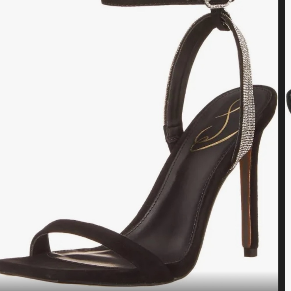 Sam Edelman Ophelia Women's Black Suede Sandals Stillito Size 10 M NIB